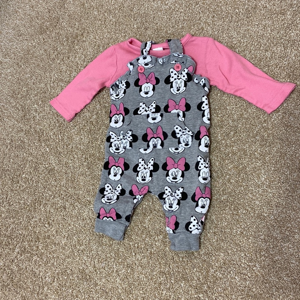Baby Minnie Mouse Overall outfit